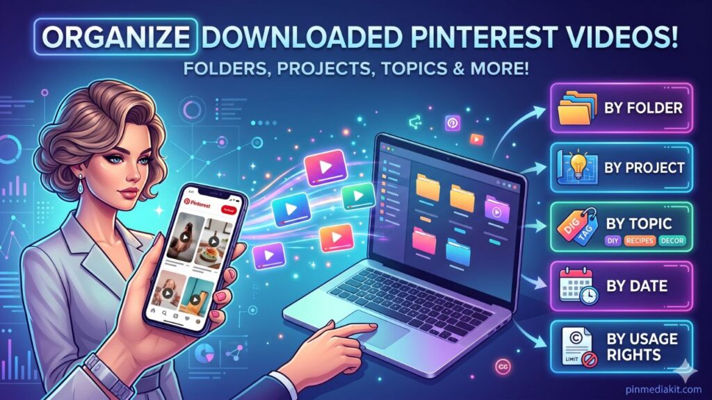How to Organize Downloaded Pinterest Videos