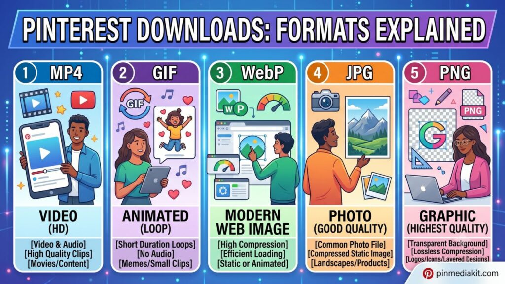 Pinterest File Formats Explained