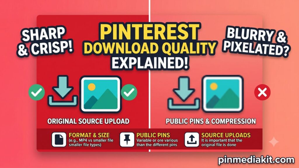 Video Quality on Pinterest Downloads